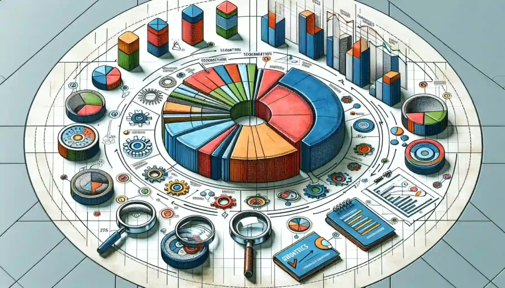 Illustration explaining segmentation and best practices for obtaining insights.